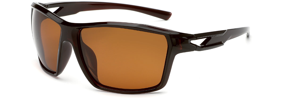 Vittorio GSA8259 Square TR Frame Polaroid Sunglasses