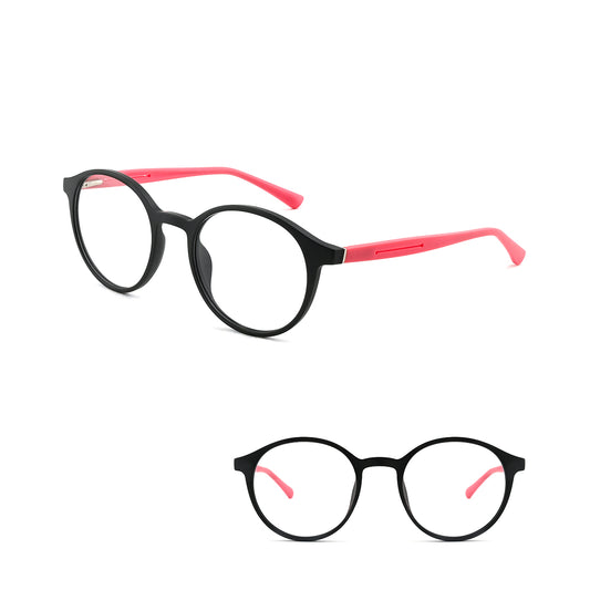 Vittorio MF06-12 Round TR Eyeglasses - Unisex Full Frame