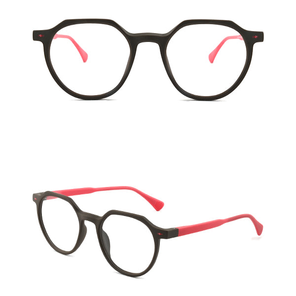 Vittorio ML04-08 Oval Eyeglasses - Unisex TR Frame