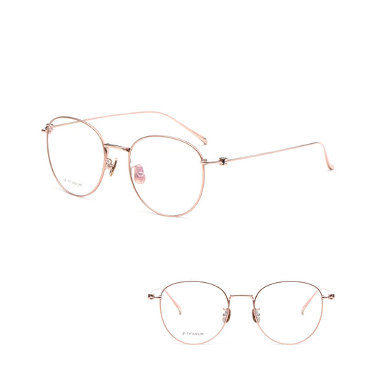 Vittorio YF-5148 Ultra-Lightweight Titanium Eyeglasses