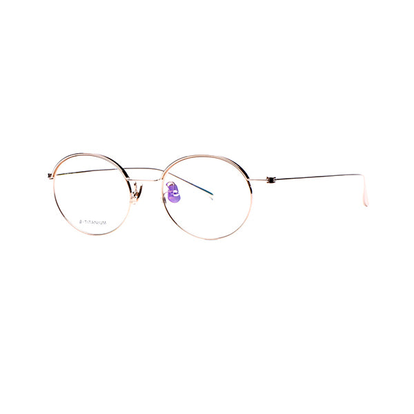 Vittorio Titanium Round Eyeglasses YF-5135