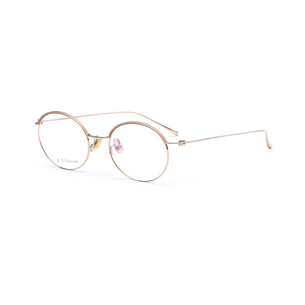 Vittorio Titanium Round Eyeglasses YF-5135