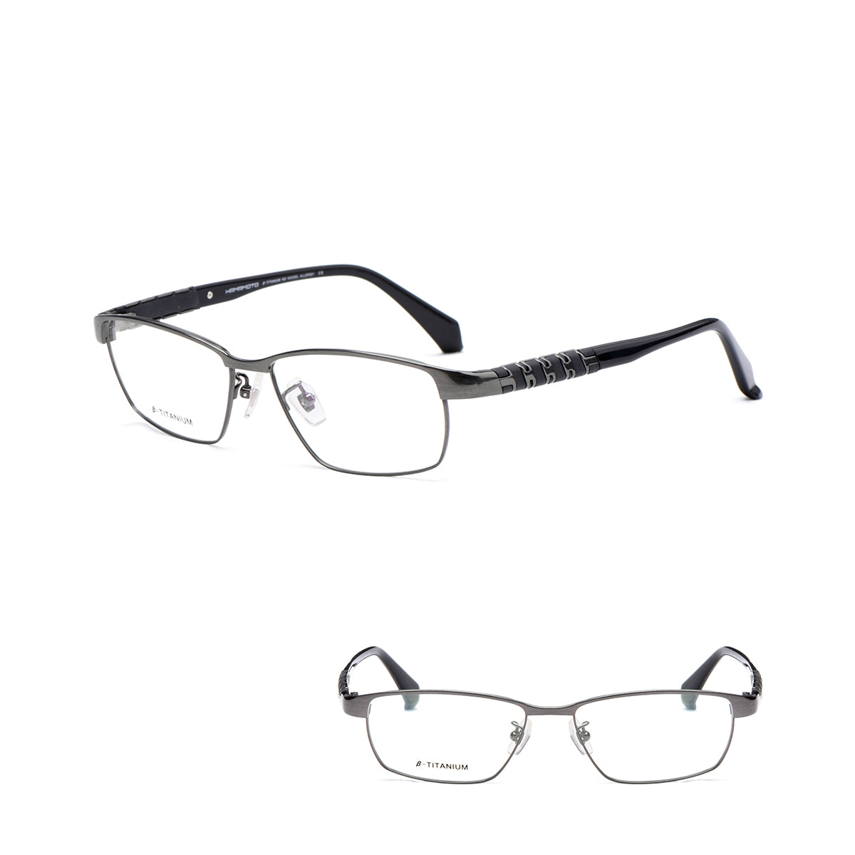 Vittorio Titanium Eyeglasses - Square Full Frame