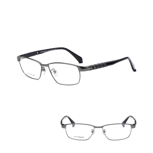 Vittorio Titanium Eyeglasses - Square Full Frame