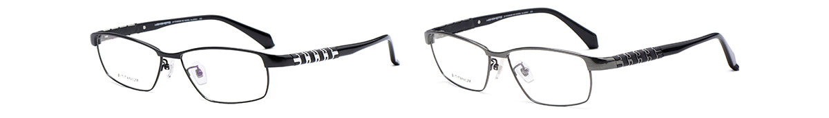 Vittorio Titanium Eyeglasses - Square Full Frame