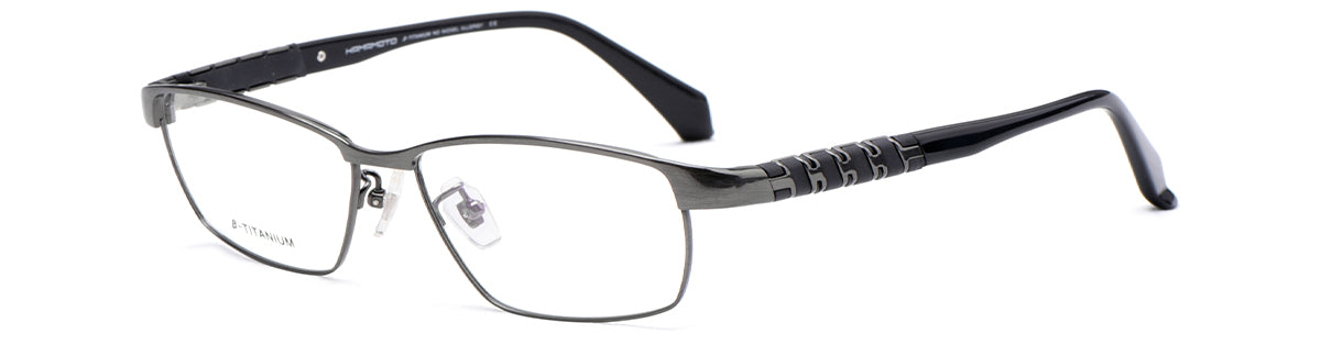 Vittorio Titanium Eyeglasses - Square Full Frame