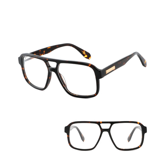 Vittorio Model 3273-G Square Aviator Eyeglasses