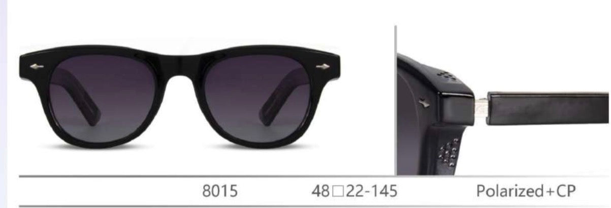 Aurora Vision London 8015 sunglasses - C2 brown gradient frame 3/4 angle view