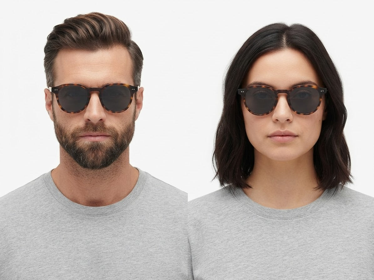 Auroravisionlondon DSF4989 Round Sunglasses – Tortoiseshell