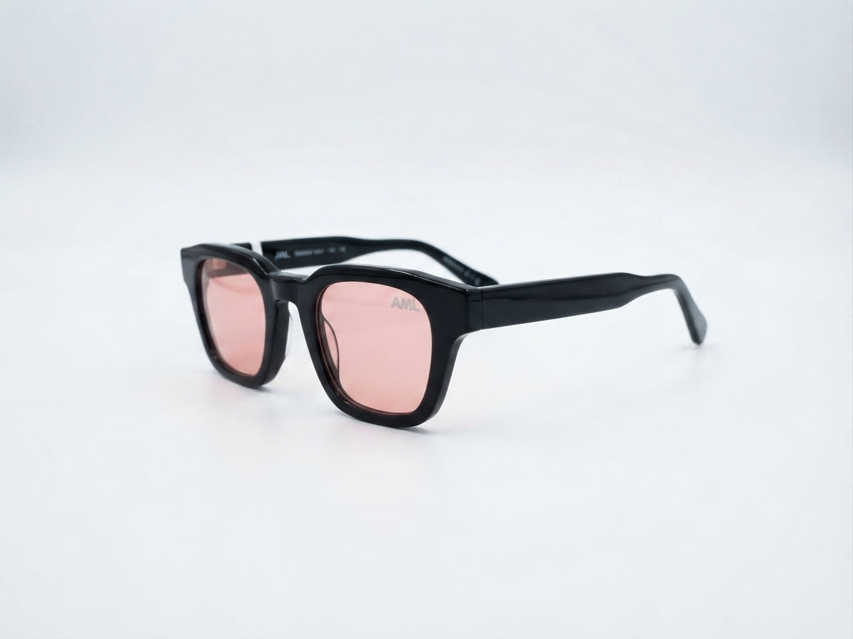 Auroravisionlondon DSF4178 Square Sunglasses – Black & Rose