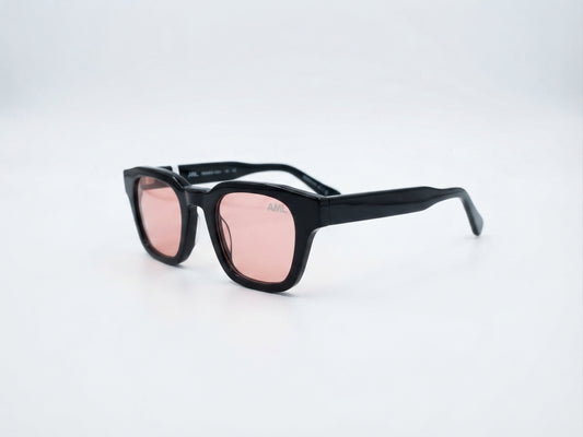 Auroravisionlondon DSF4178 Square Sunglasses – Black & Rose