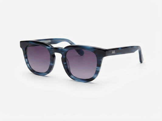 Auroravisionlondon DSF3764 Square Sunglasses – Blue Tortoise