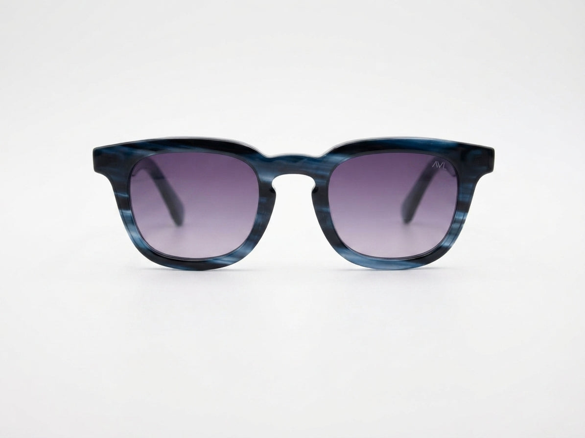 Auroravisionlondon DSF3764 Square Sunglasses – Blue Tortoise