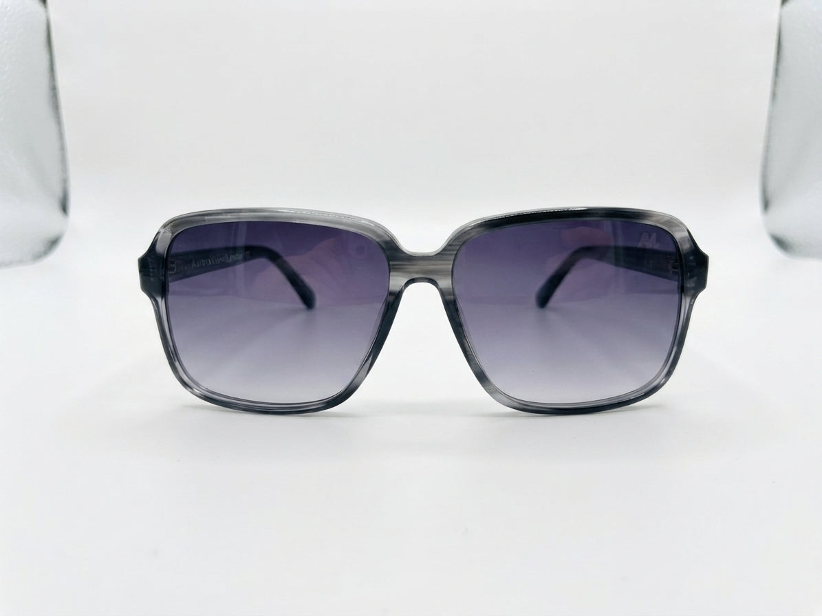 Auroravisionlondon DSF4499 Oversized Square Sunglasses – Grey Crystal